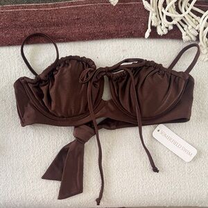 Somerfield Swim Brown Bikini Top